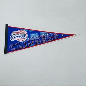 Retro Y2K Los Angeles Clippers NBA Basketball Classic Felt Pennant Banner Flag